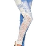 Jeans mit Spitze