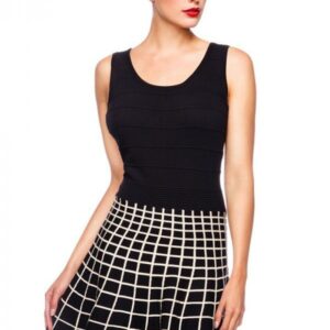 Retro-Strickkleid