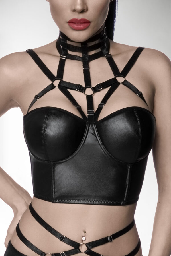 Harness-Wetlook Top