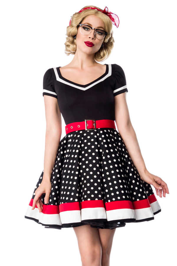 Kleid mit Gürtel – Bild 2