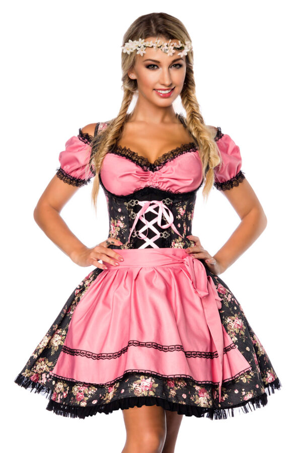 Premium Dirndl mit Bluse – Bild 2