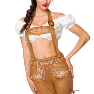 Trachtenshorts mit Stickereien