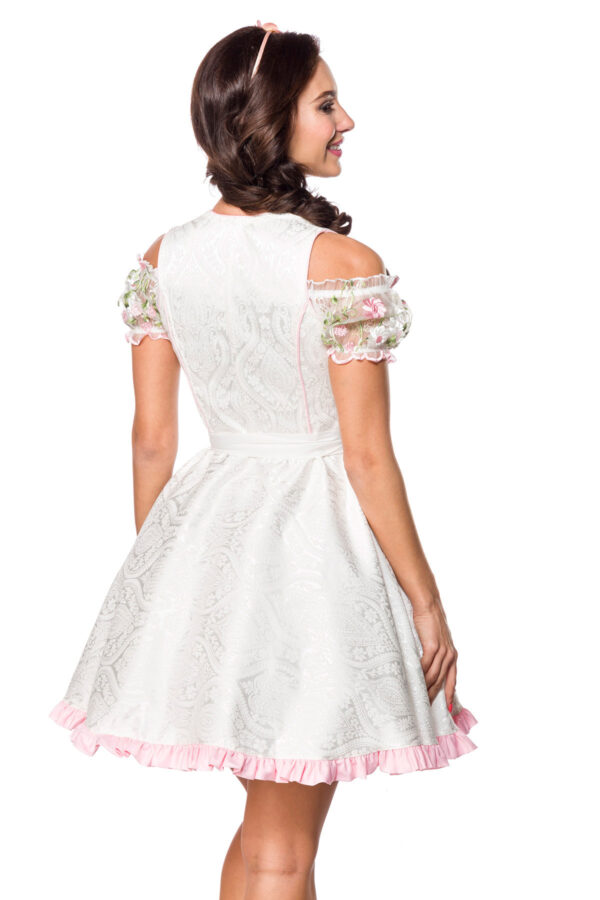 Mini-Brokat-Dirndl inkl Spitzenbluse – Bild 3
