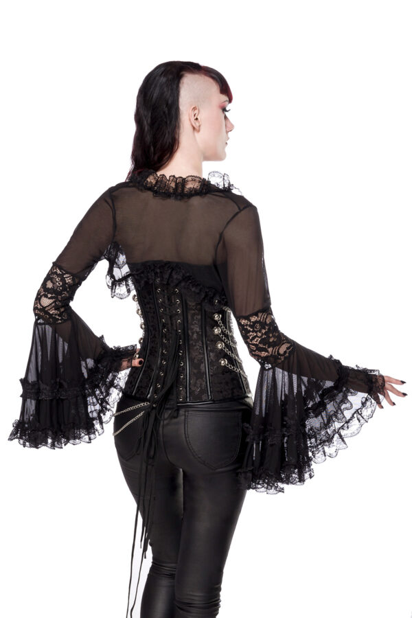 Gothic-Bolero mit Spitze – Bild 2