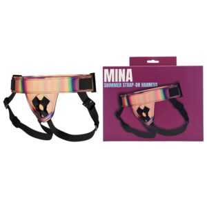 Mina Shimmer Strap-On Harness