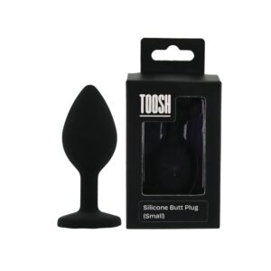 Toosh Black Silicone Butt Plug Small