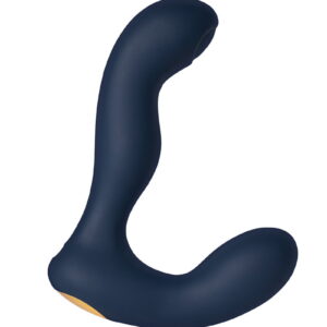 SVAKOM - Iker Neo - Interaktiver pulsierender Prostata-Vibrator, App-Steuerung - Marineblau
