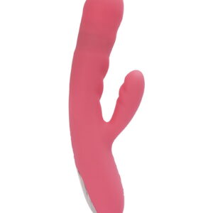 SVAKOM - Avery - Thrusting Rabbit Vibrator - Strawberry Pink