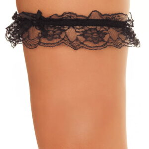 Amorable by Rimba - Strumpfbänder (2 Stück) - One Size - Schwarz