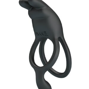 Pretty Love - Seth - Vibrierender Cockring - Schwarz