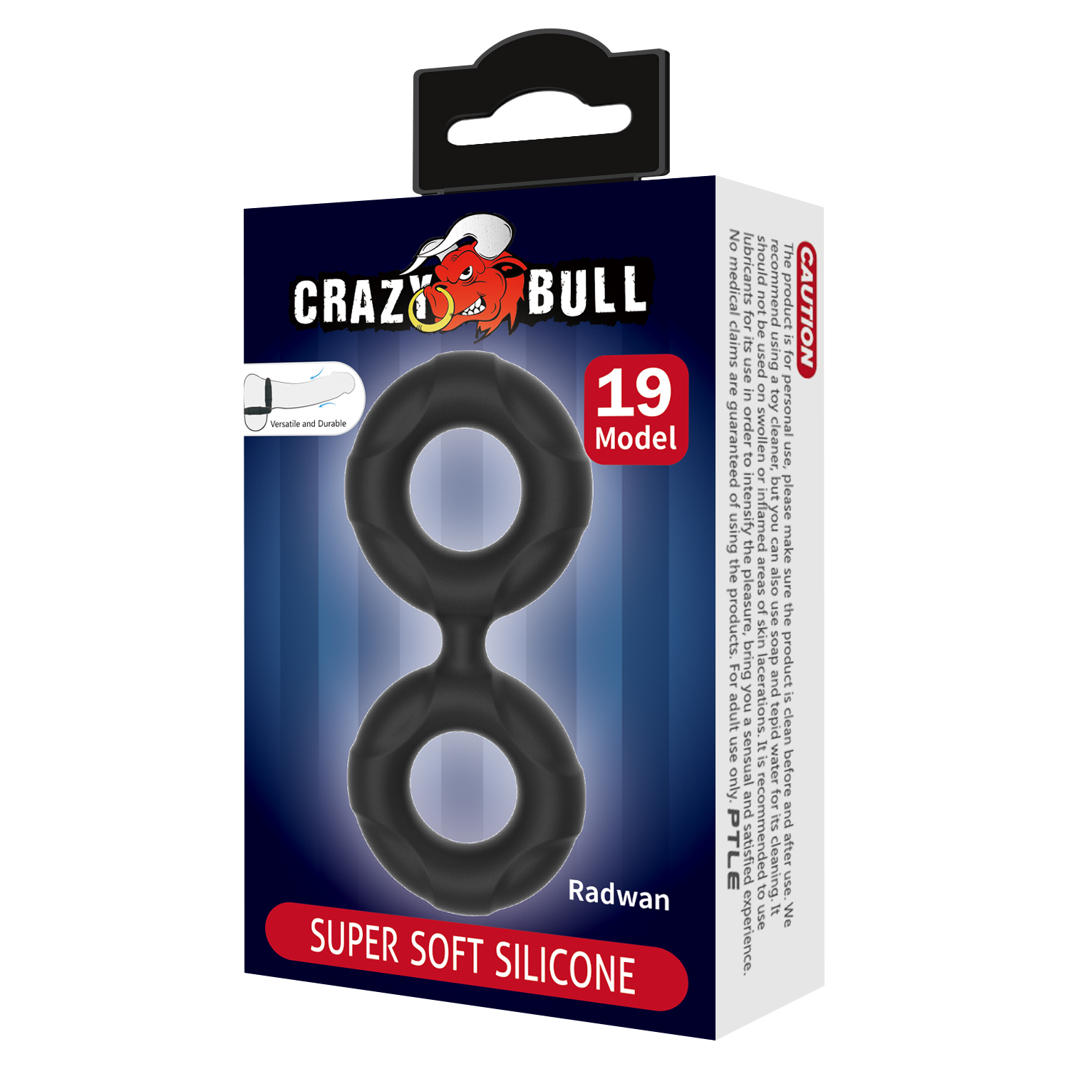 Crazy Bull – Radwan – Cock Ring – Modell 19 – Schwarz