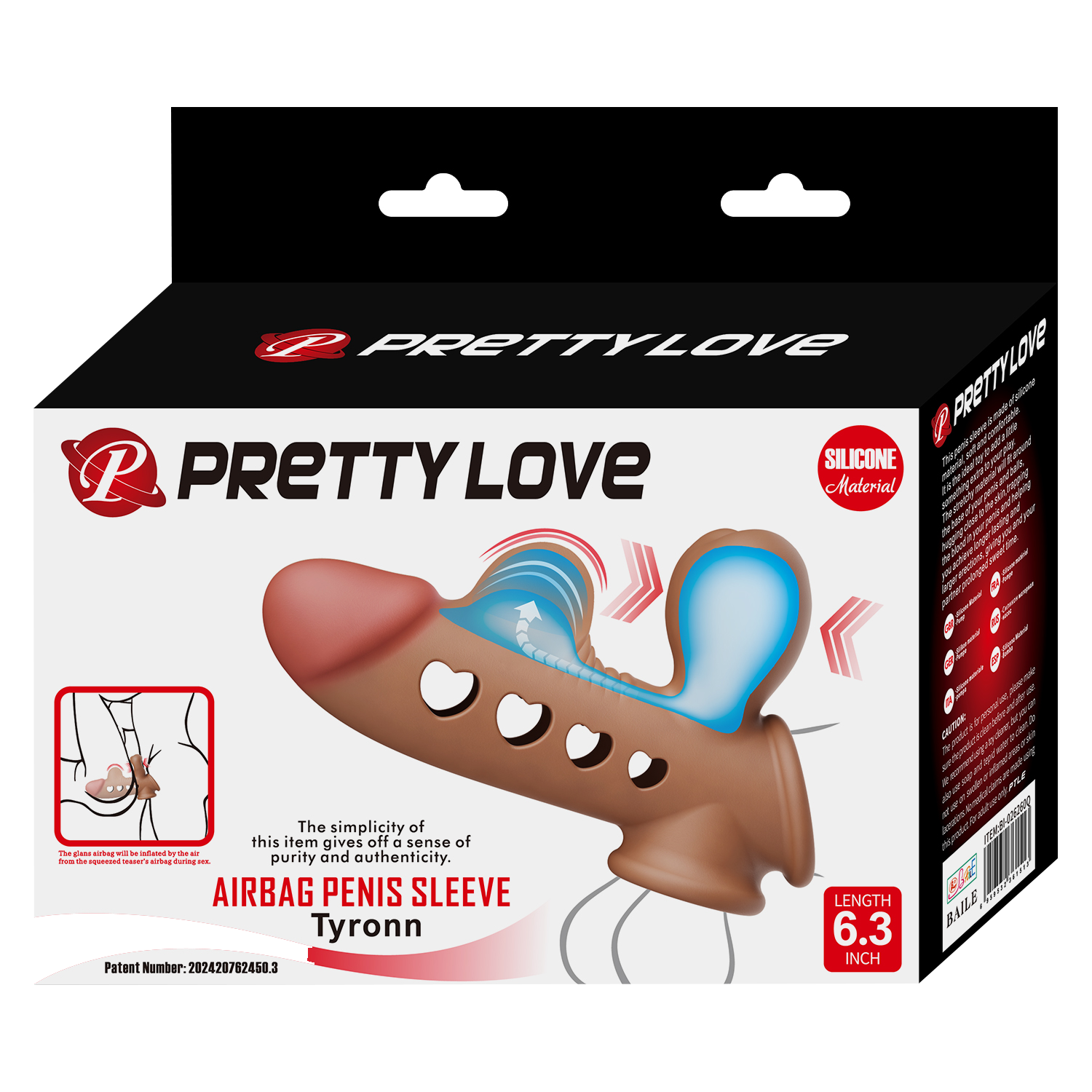 Pretty Love – Tyronn – Airbag-Penishülle – Nude