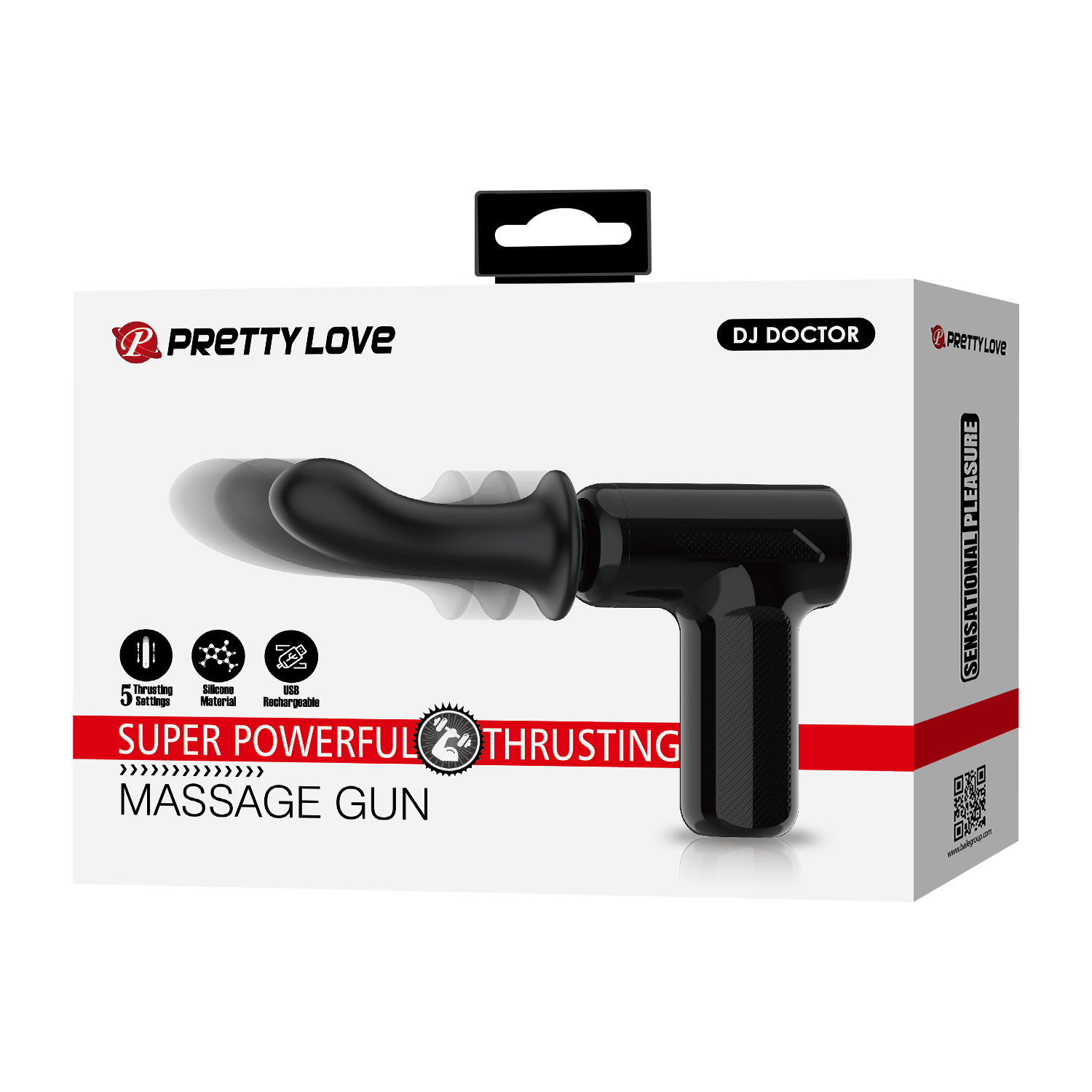 Pretty Love – DJ Scholar – Massagepistole – Schwarz