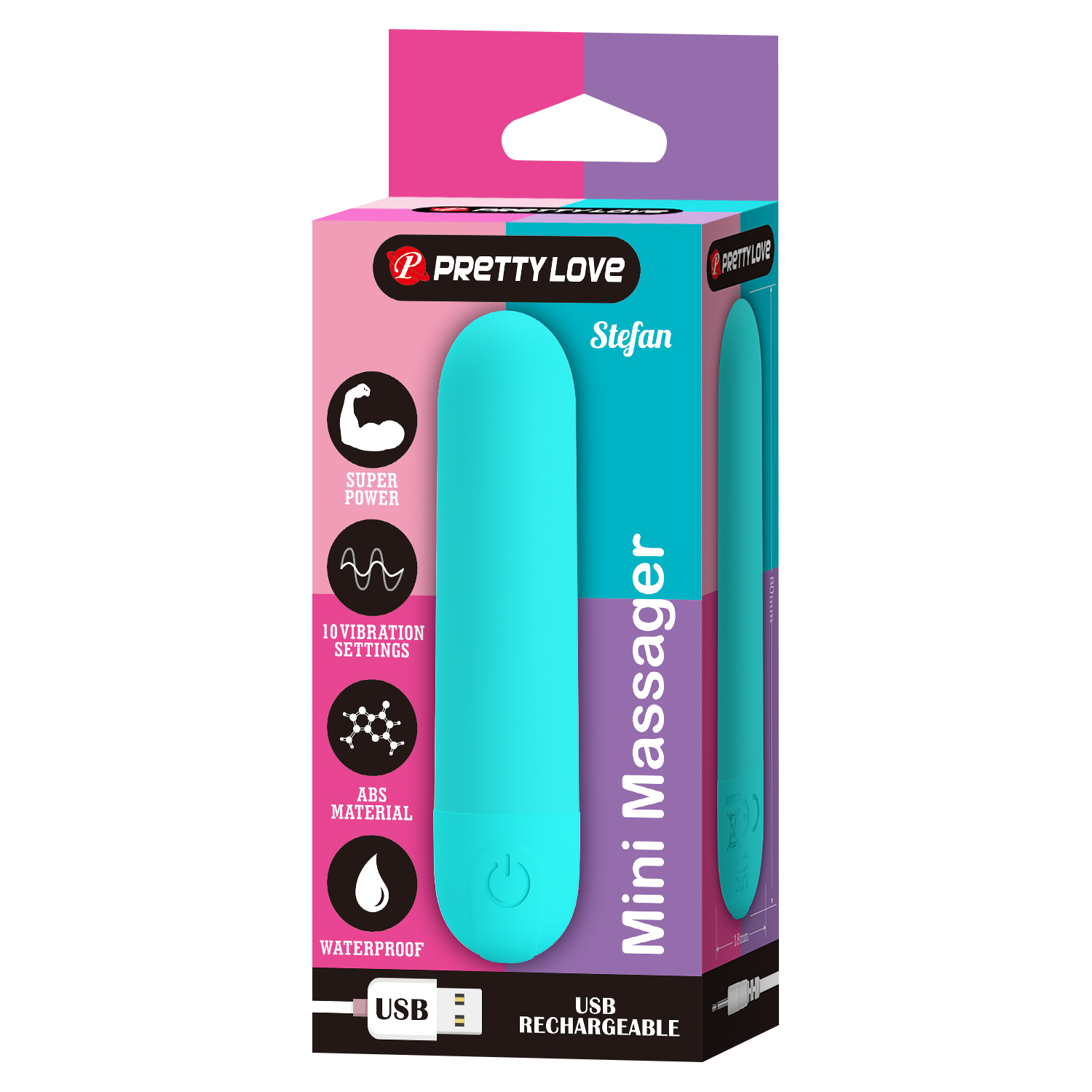 Pretty Love – Stefan – Mini-Massager – Grün