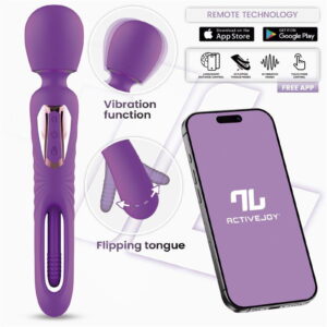 IY - Salma - Vibrator mit vibrierender Zunge (mit App-Steuerung) - Lila