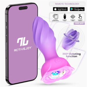 IY – Moxy – Butt Plug 360° Rotation (mit App-Steuerung) – Flieder