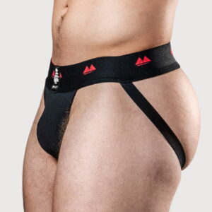 MM – Wendbarer Jockstrap – Schwarz und Rot