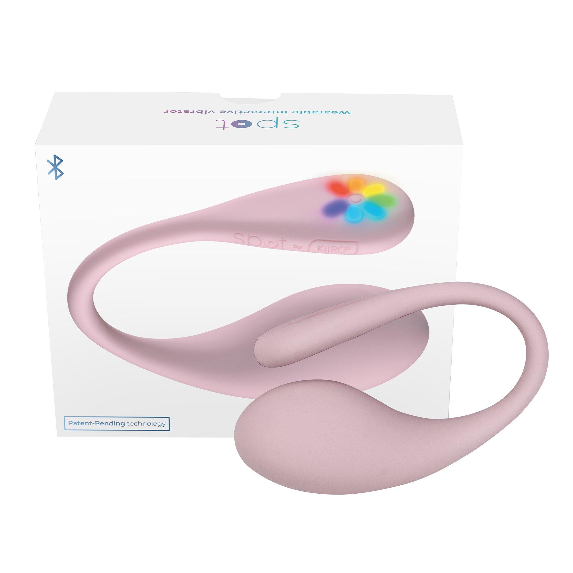 KIIROO- Spot – Interaktiver Ei-Vibrator zum Tragen – Kiss Me Pink