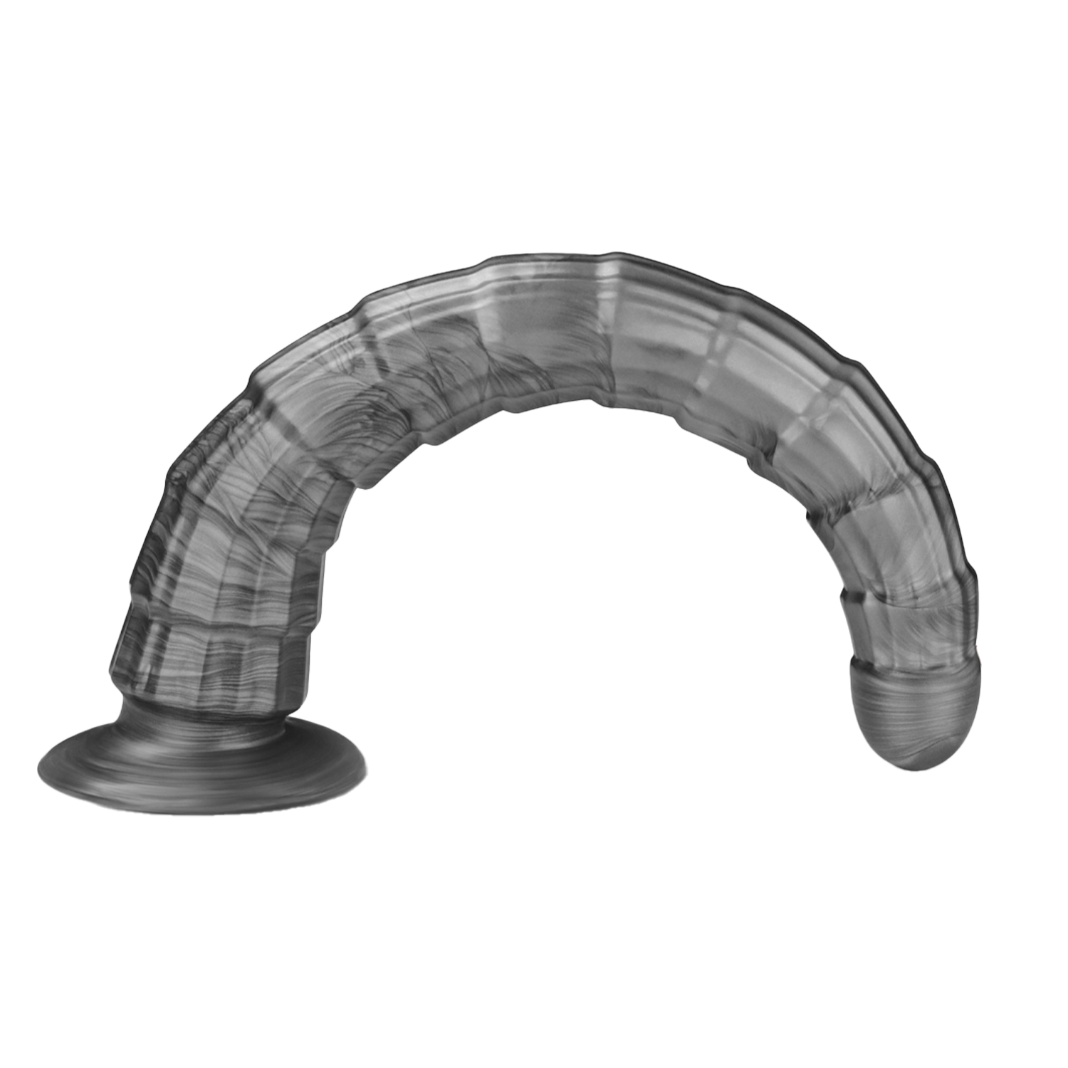 LoveToy - 14,5" King Sized Vibrating Vibrax Slider - Silber – Bild 6