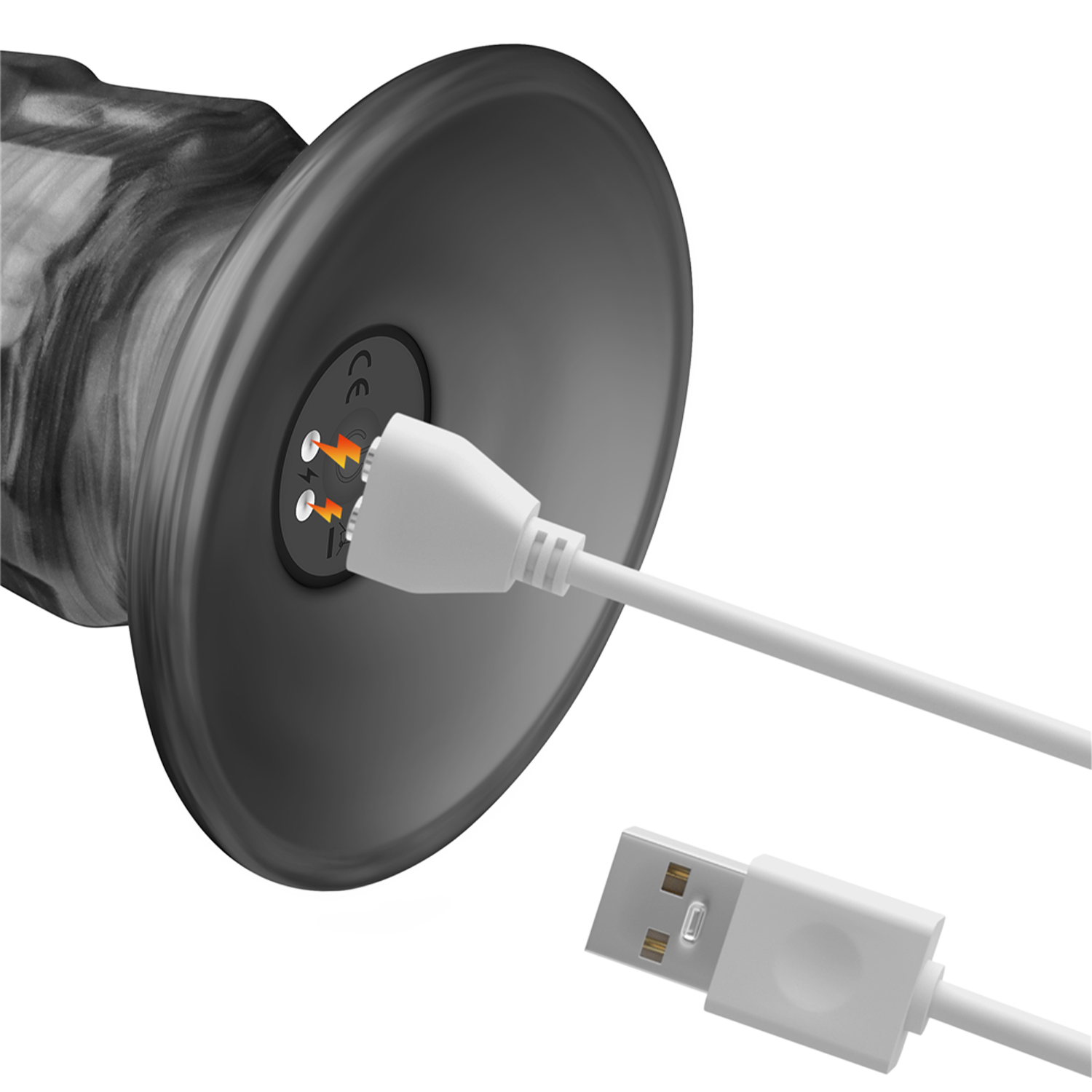 LoveToy - 14,5" King Sized Vibrating Vibrax Slider - Silber – Bild 7