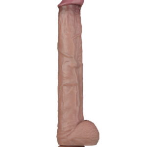 LoveToy - Nature Cock - 14,5" Dual Layered Bendable Cock XXL - Nude