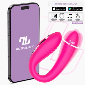 IY - Couty - Pärchenspielzeug 360° Oszillation, App-gesteuert - Pink
