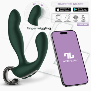 IY - Greeny - Prostata-Massagegerät mit Fingerwackeln, App-gesteuert - Grün