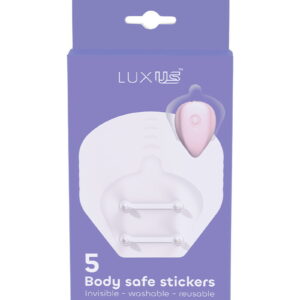 LUXUS – Selbstklebende Sticker – 5er-Set – Transparent