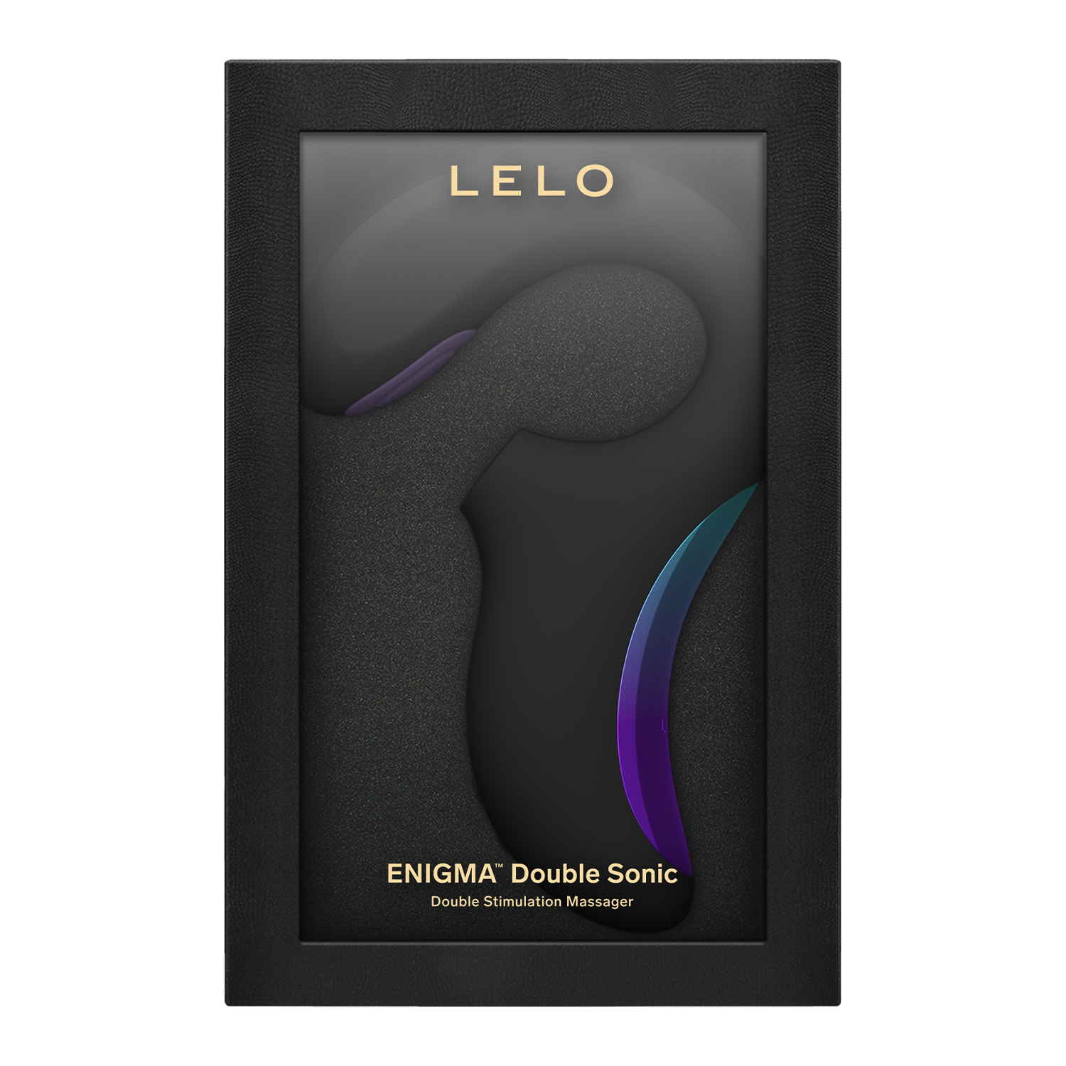 LELO – ENIGMA Double Sonic – Dreifach-Stimulation – App-gesteuert – Schwarz