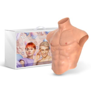 BODYMATCH - Boomax - Hyperrealistischer Silikon-Muskelanzug - Größe M - Nude
