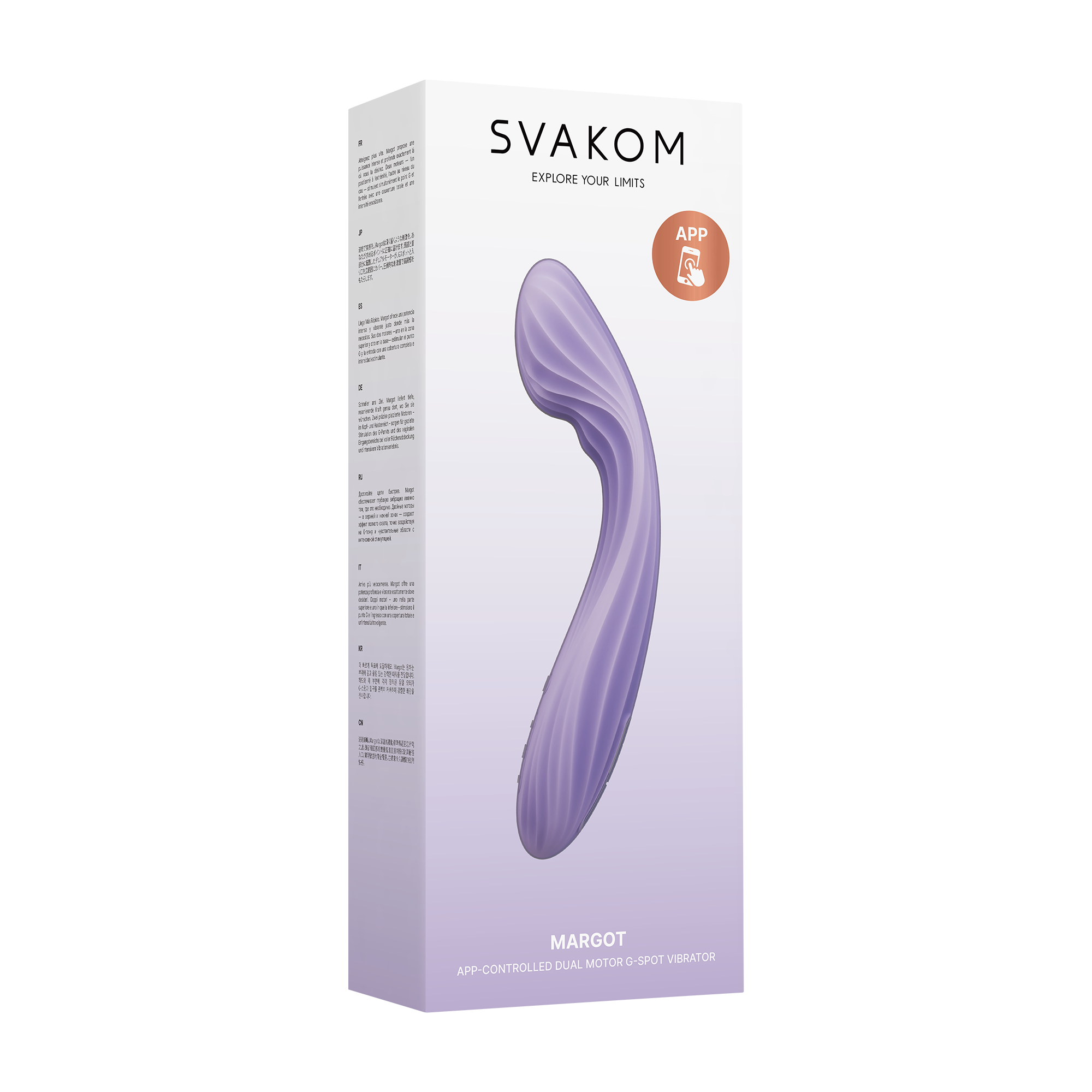SVAKOM Margot – Dual-Motor-G-Punkt-Vibrator mit App-Steuerung – Flieder