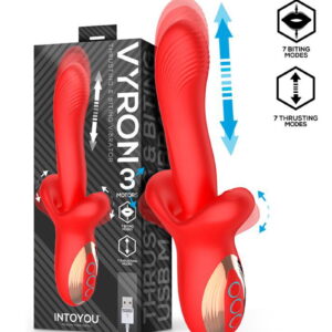 IY - Vyron - Stoß- und Beißvibrator - Rot