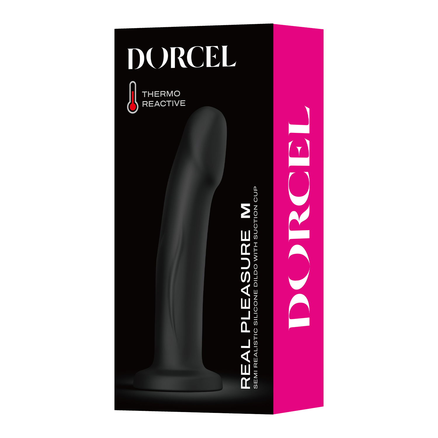 Dorcel – Real Pleasure Dildo – Größe M – Schwarz