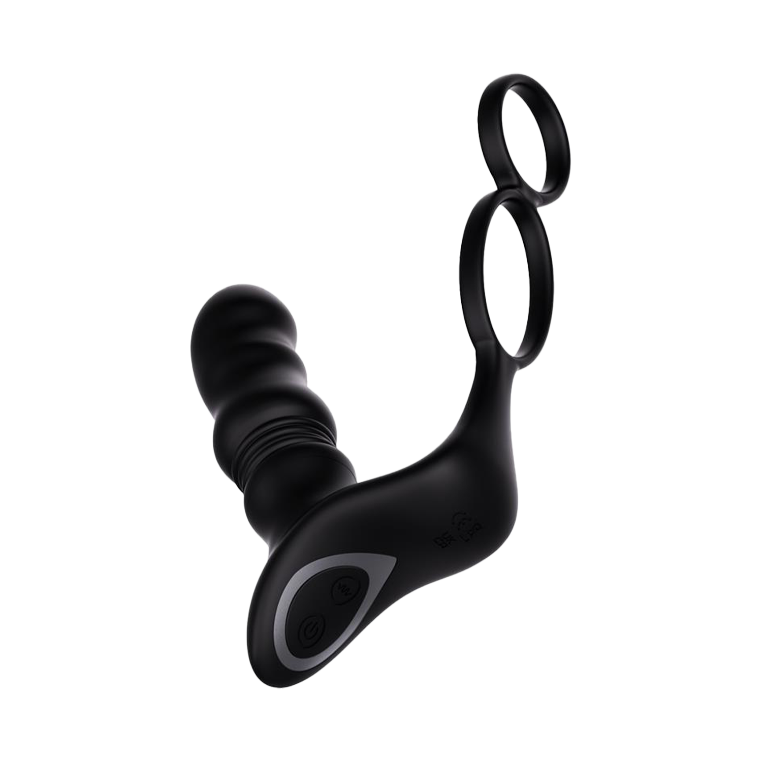 IY – Womp – Stoßendes und vibrierendes Prostatamassagegerät mit Fernbedienung – Schwarz