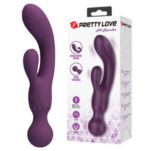 PL – Allrounder – Rabbit-Vibrator – Burgunderrot