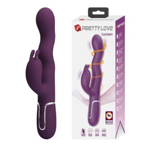 PL - Laurens - Rabbit Vibrator - Burgundy