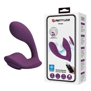 PL - Franz - Tragbarer Vibrator (App-gesteuert) - Burgunderrot