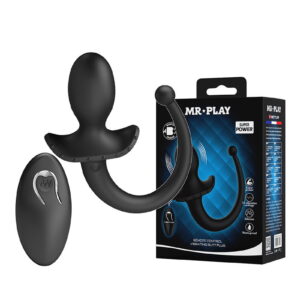 Mr. Play – Super Power – Butt Plug mit Fernbedienung – Schwarz