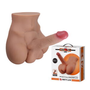 Crazy Bull – Rhyne – Masturbator mit biegsamem Dildo – Nude