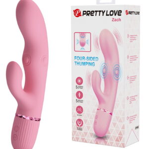 PL – Zach – Rabbit-Vibrator – Pink