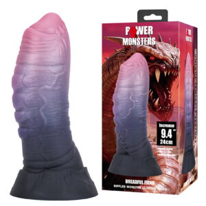 Power Monsters – Dreadful Fiend – Rippled Monster Dildo – 24 cm – Mix Color