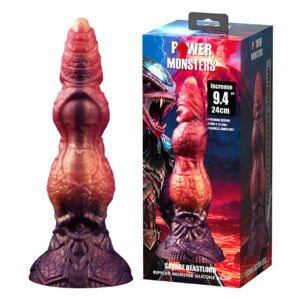 Power Monsters – Savage BeastLord – Rippled Monster Dildo – 24 cm – Mix Color