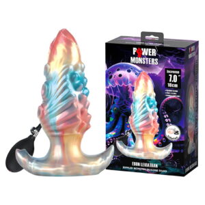 Power Monsters – Ebon Leviathan – Aufblasbarer Analplug – 18 cm – Mix Color