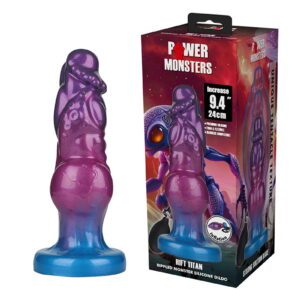 Power Monsters – Rift Titan – Aufblasbarer Monster-Dildo mit Wellenstruktur – 24 cm – Mix Color
