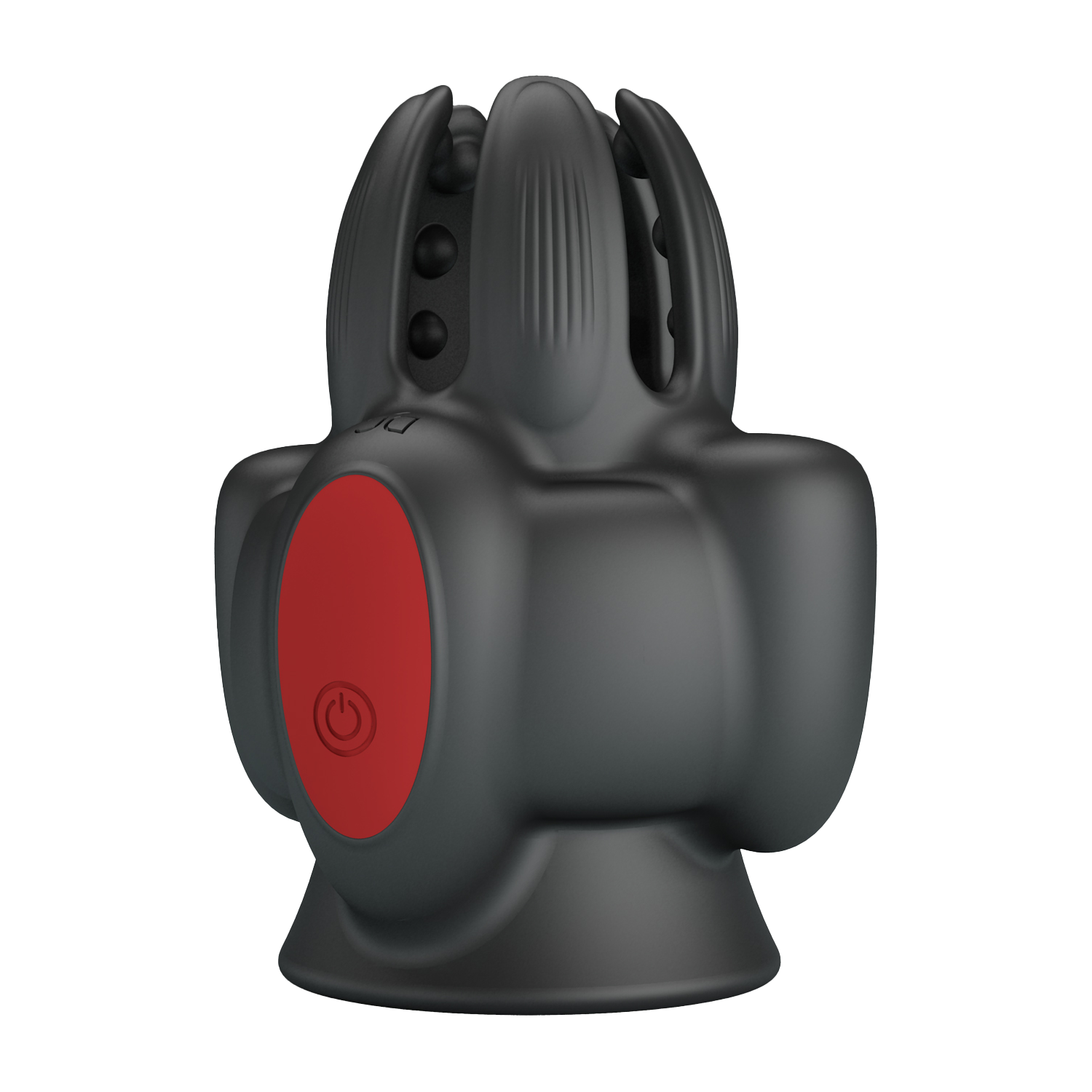 PL – Wyat – Rabbit Vibrator – Schwarz/Rot