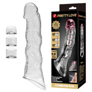 PL – Penisverlängerungshülle – 28 cm – Transparent