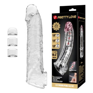 PL – Penisverlängerungshülle – 26 cm – Transparent
