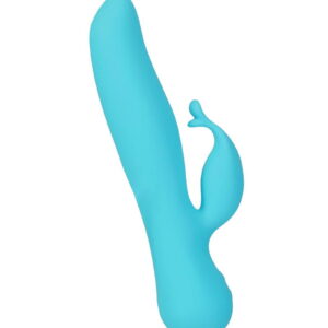 Swan – Kissing – Dual Action Rabbit Vibrator – Blau