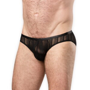 Amorable by Rimba – Transparenter Slip – Einheitsgröße – Schwarz