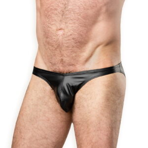 Amorable by Rimba – Wetlook-Slip – Einheitsgröße – Schwarz